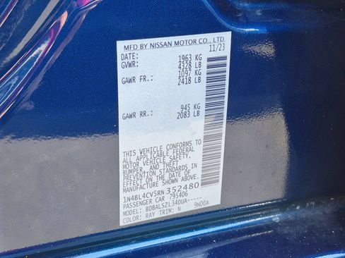 Certified 2024 Nissan Altima 2.5 SR FWD image 35