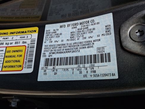 Certified 2024 Ford Bronco Sport Big Bend w/ Convenience Package AWD/4WD image 27