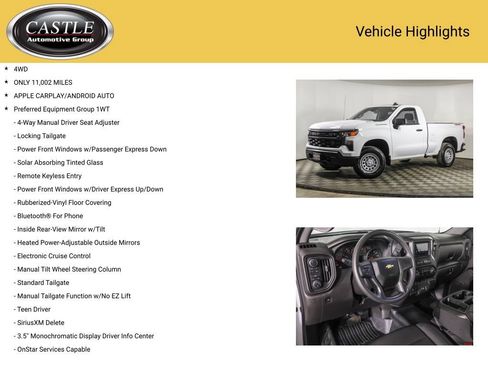Used 2025 Chevrolet Silverado 1500 W/T w/ WT Value Package image 3