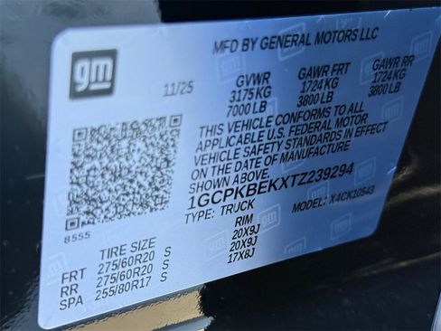 New 2026 Chevrolet Silverado 1500 Custom w/ Turbomax Blackout Package image 25