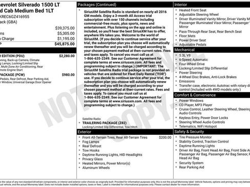 Used 2016 Chevrolet Silverado 1500 LT w/ All Star Edition image 11