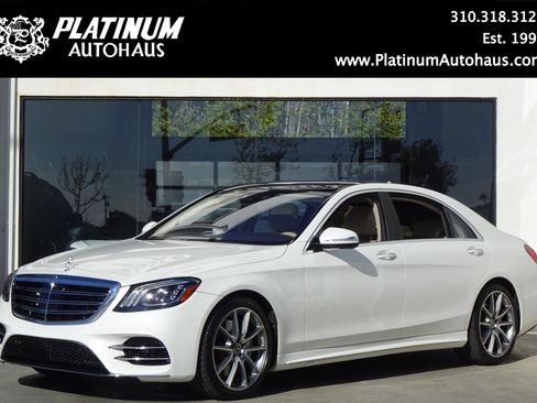 Used 2020 Mercedes-Benz S 450 Sedan w/ AMG Line Exterior image 1