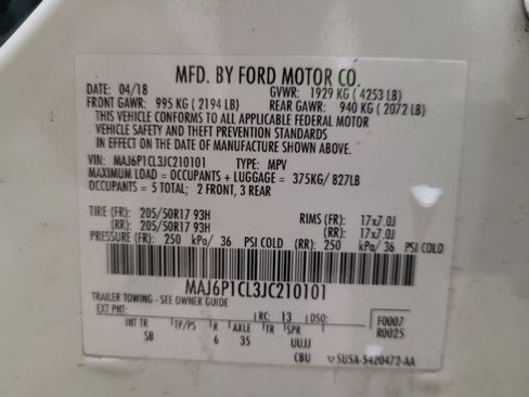 Used 2018 Ford EcoSport SES image 33