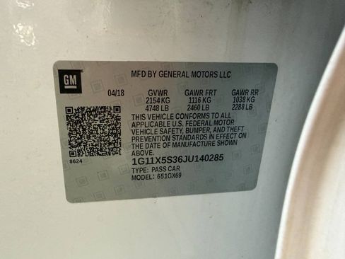 Used 2018 Chevrolet Impala LS FWD image 29