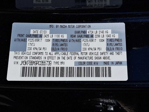 Certified 2024 MAZDA CX-5 AWD 2.5 S w/ Select Package image 25