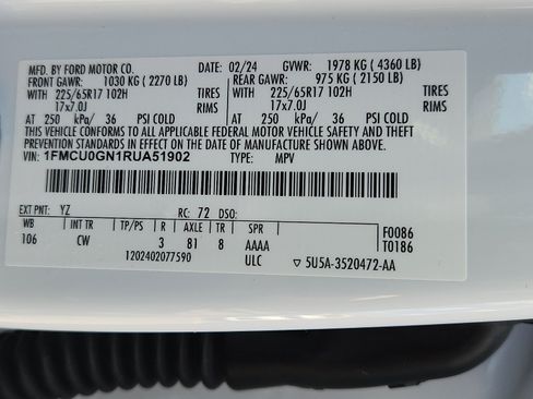 Used 2024 Ford Escape Active FWD image 26