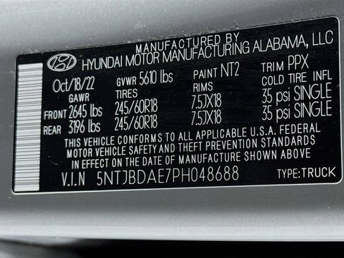 Used 2023 Hyundai Santa Cruz SEL AWD/4WD image 16