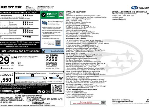 Used 2023 Subaru Forester Sport image 11