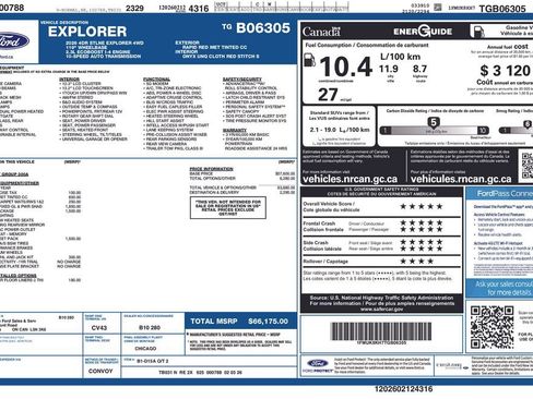 Used 2026 Ford Explorer ST-Line w/ ST-Line Street Pack AWD/4WD image 29