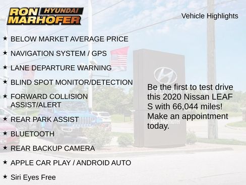 Used 2020 Nissan Leaf S FWD image 2