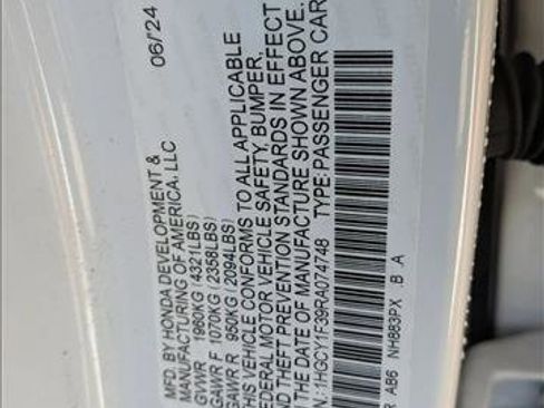 Used 2024 Honda Accord EX image 21