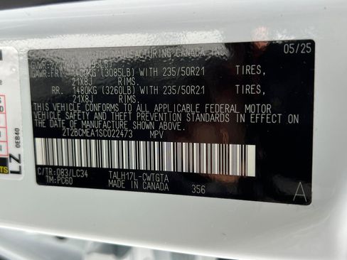 Certified 2025 Lexus RX 500h F Sport w/ Convenience Package AWD/4WD image 35