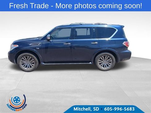 Used 2019 Nissan Armada Platinum w/ Captain's Chairs Package AWD/4WD image 1