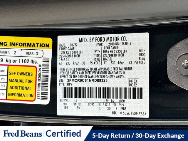 Used 2022 Ford Bronco Sport Outer Banks AWD/4WD image 32