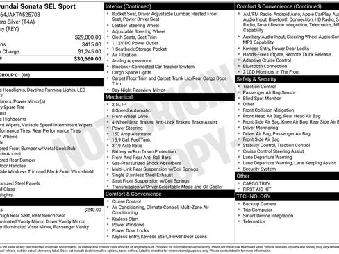 New 2026 Hyundai Sonata SEL image 8