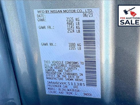 Used 2023 Nissan Maxima SV w/ Floor Mat Group image 34