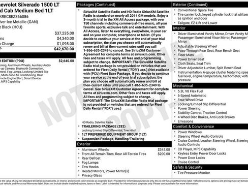 Used 2014 Chevrolet Silverado 1500 LT w/ All Star Edition image 3