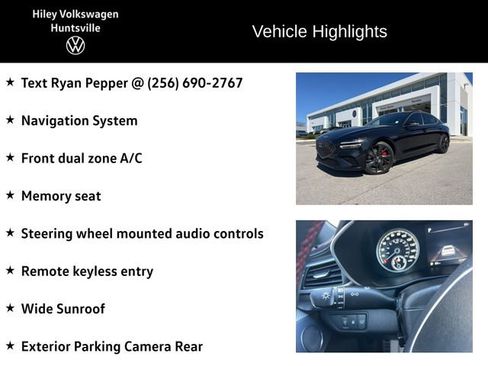 Used 2023 Genesis G70 3.3T w/ Sport Prestige Package image 6