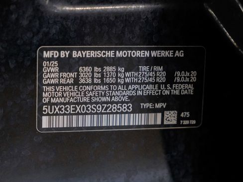 Used 2025 BMW X6 xDrive40i w/ Climate Comfort Package AWD/4WD image 63