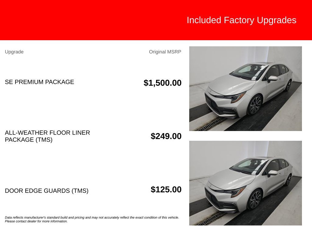 Used 2022 Toyota Corolla SE w/ SE Premium Package FWD image 2