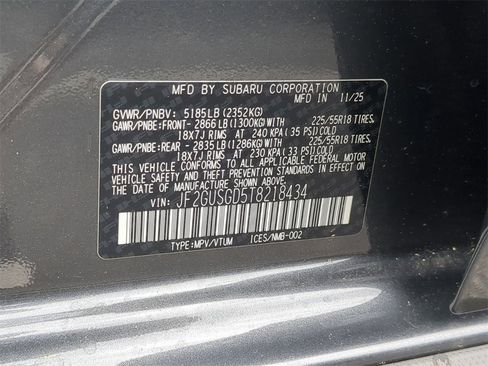 New 2026 Subaru Crosstrek 2.5i Sport image 34