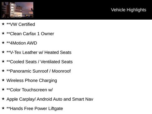 Certified 2026 Volkswagen Atlas Cross Sport SE w/ Panoramic Sunroof Package AWD/4WD image 12