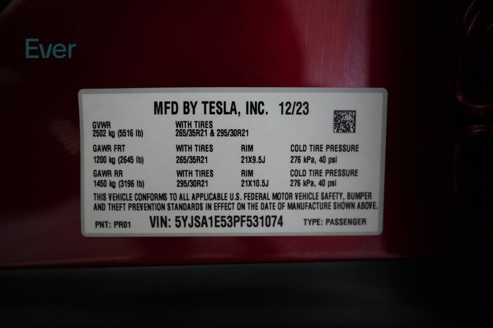 Used 2023 Tesla Model S Standard Range AWD/4WD image 29