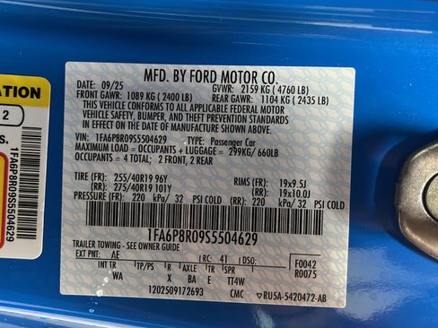 Used 2025 Ford Mustang Dark Horse RWD image 30