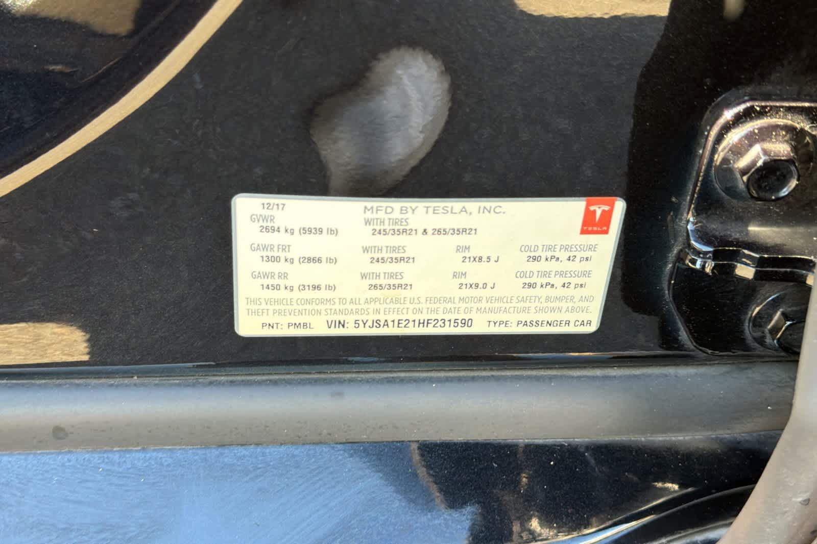 Used 2017 Tesla Model S AWD image 34