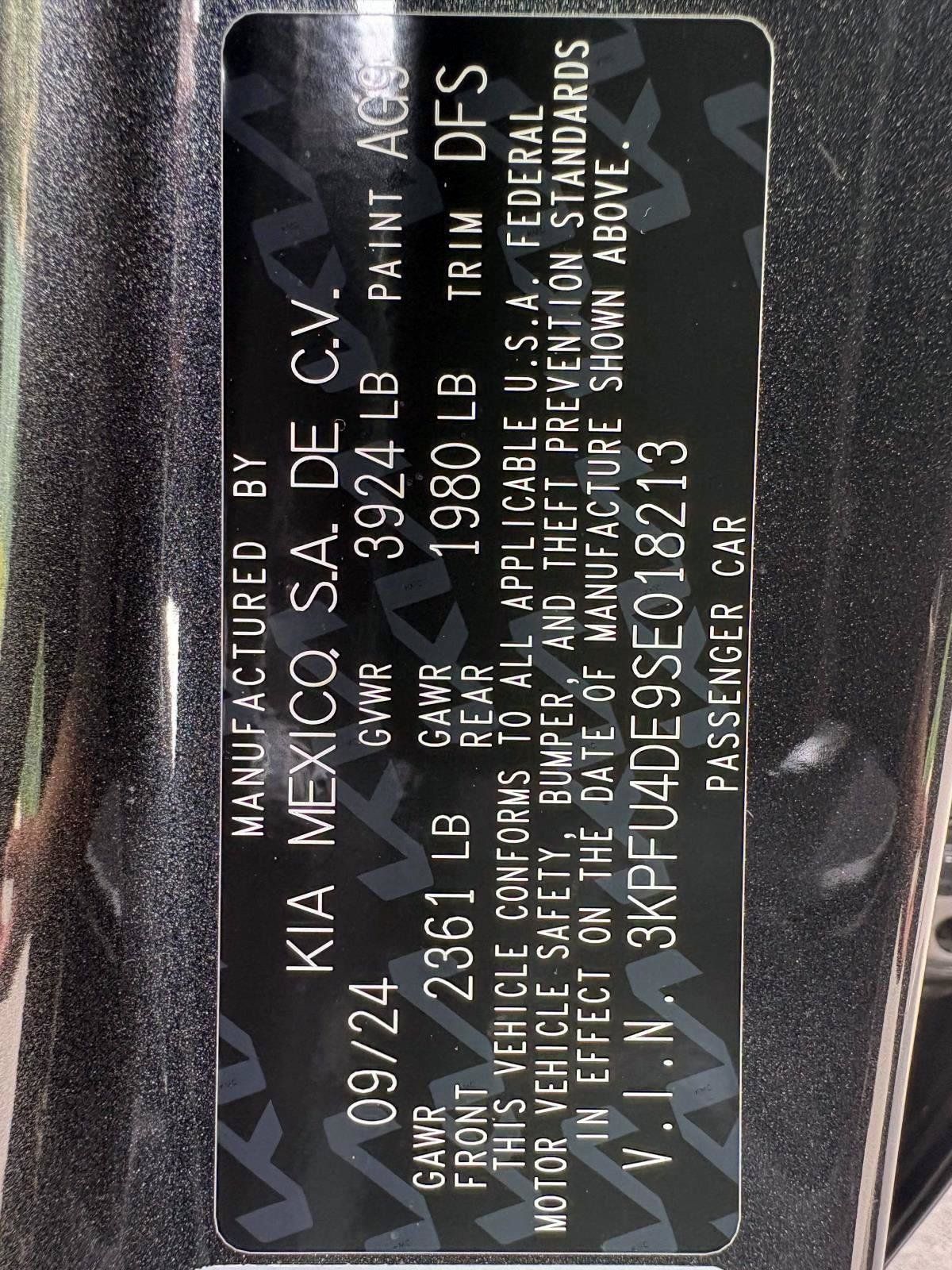 Certified 2025 Kia K4 EX FWD image 21