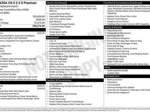 Certified 2023 MAZDA CX-5 AWD 2.5 S w/ Premium Package image 40