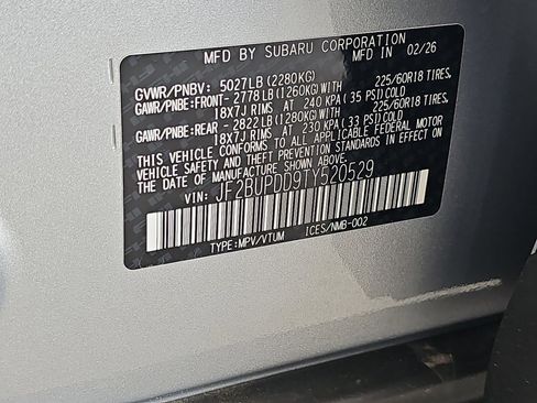 New 2026 Subaru Outback Limited AWD/4WD image 39
