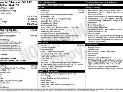 Used 2025 Chevrolet Silverado 1500 RST w/ Z71 Off-Road Package AWD/4WD image 4