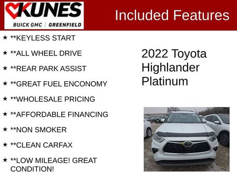 Used 2022 Toyota Highlander Platinum image 3