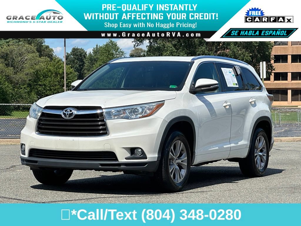 Used 2015 Toyota Highlander XLE FWD image 1