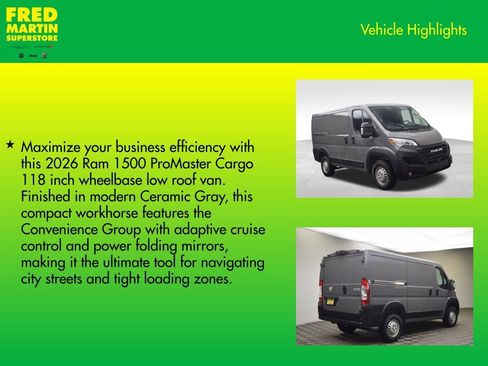 New 2026 RAM ProMaster 1500 w/ Convenience Group image 8