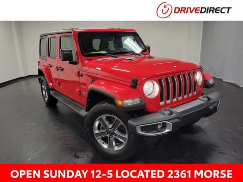 Used 2022 Jeep Wrangler Unlimited Sahara w/ Cold Weather Group AWD/4WD image 1
