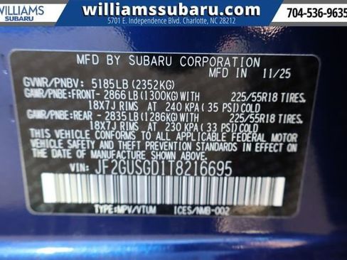 New 2026 Subaru Crosstrek 2.5i Sport image 26