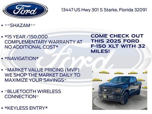 New 2025 Ford F150 XLT w/ Equipment Group 302A MID image 5