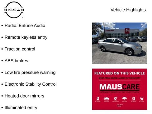 Used 2017 Toyota Camry SE w/ Moonroof Package image 8