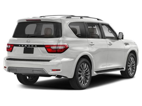 Used 2023 Nissan Armada Platinum w/ Captain's Chairs Package AWD/4WD image 2