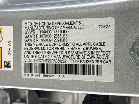 Certified 2024 Honda Accord LX image 35