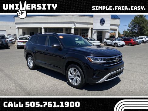 Used 2021 Volkswagen Atlas SE w/ Panoramic Sunroof Package FWD image 1