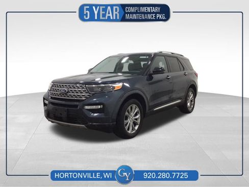 Used 2022 Ford Explorer Limited w/ Class IV Trailer Tow Package AWD/4WD image 1
