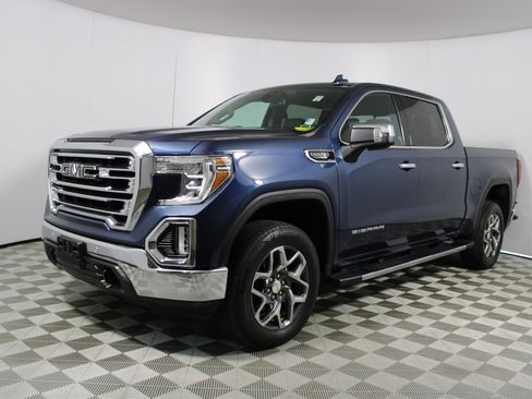 Used 2021 GMC Sierra 1500 SLT w/ SLT Premium Plus Package RWD image 56