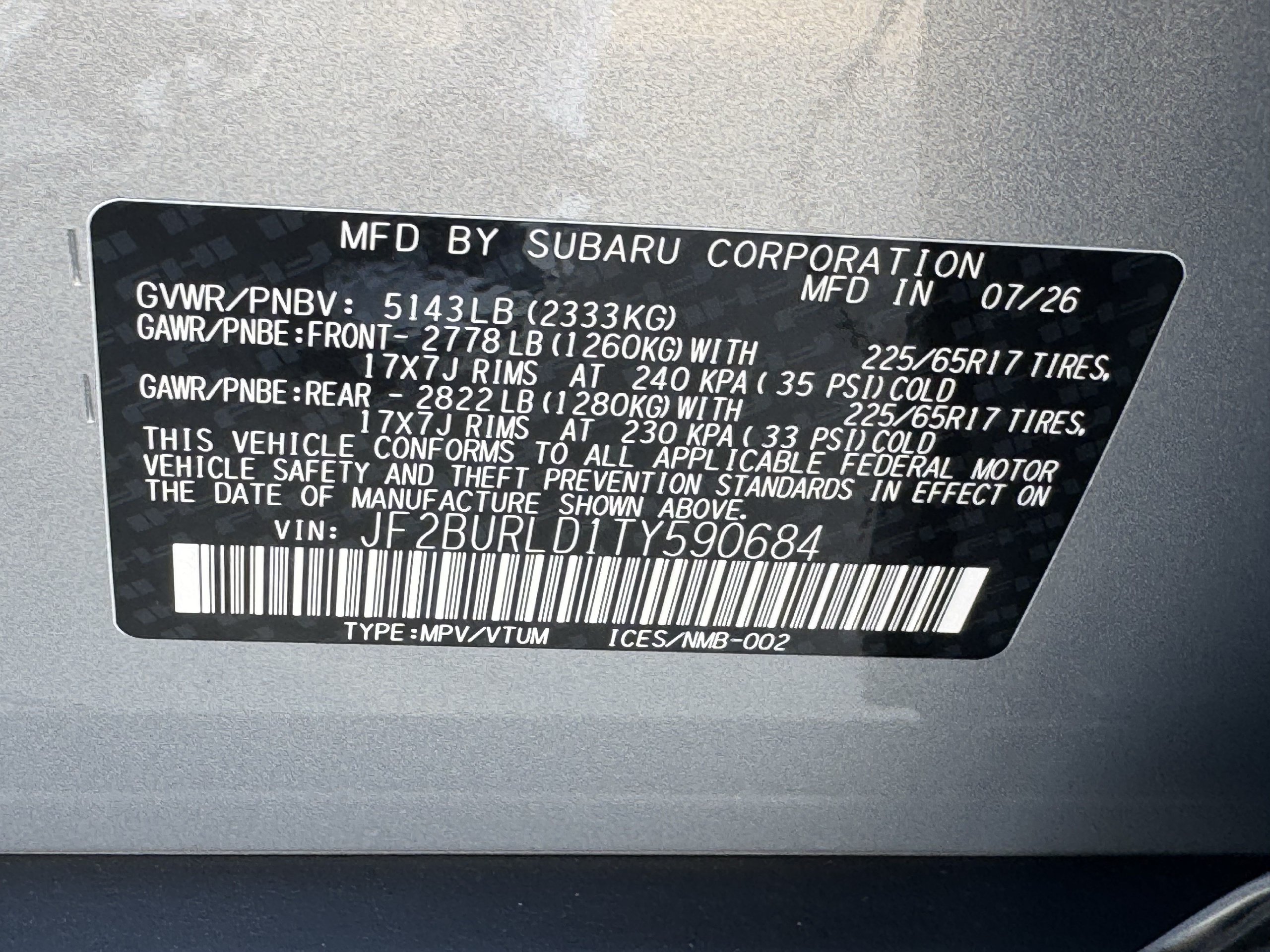 New 2026 Subaru Outback Wilderness AWD/4WD image 26