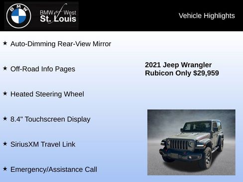 Used 2021 Jeep Wrangler Rubicon image 31
