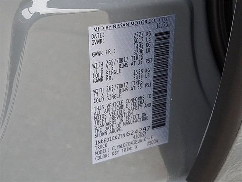 New 2026 Nissan Frontier PRO-4X w/ Pro-4x Convenience Package image 24