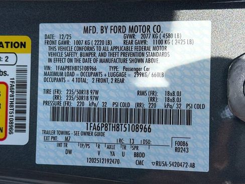 New 2026 Ford Mustang Coupe RWD image 36