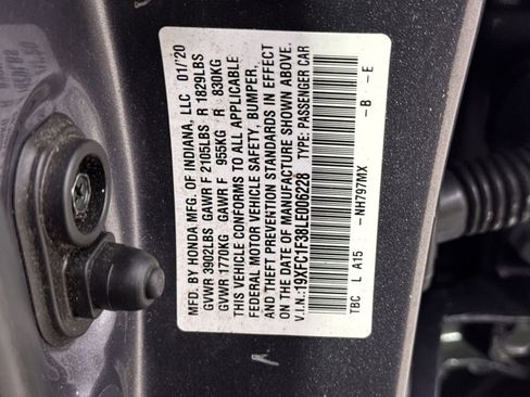 Used 2020 Honda Civic EX image 31